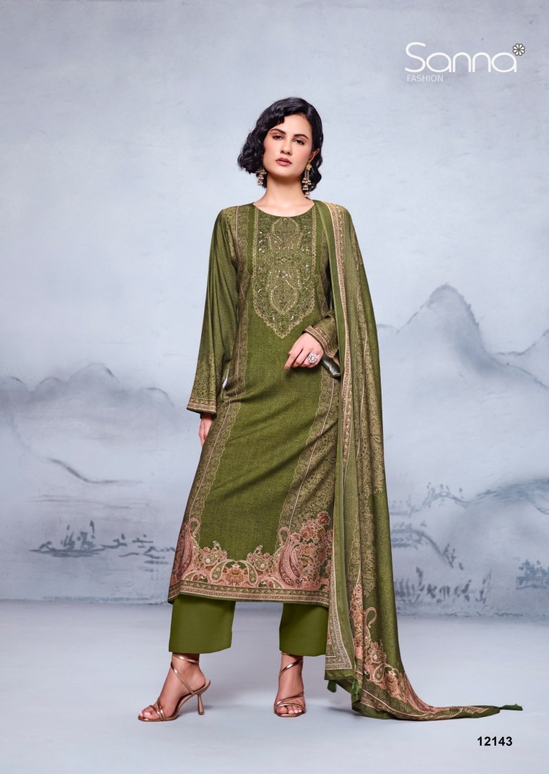 Cazira By Sanna Viscose Pashmina Dress Materials